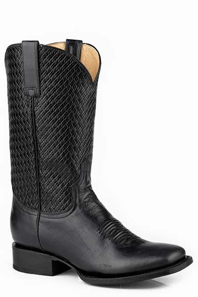 Roper Ladies Round Toe Basketweave Boot Style 09-021-9201-8588 Waterproof Design