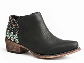 Cushioned Base Water Line Roper Ladies Sedona Ankle Boots Style 09-021-1567-2507