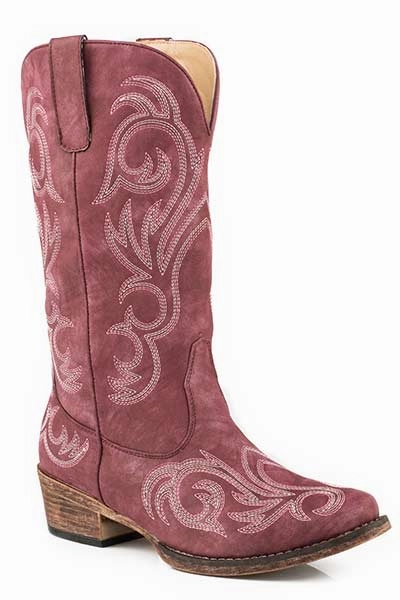 Roper Ladies Snip Toe Boot Style 09-021-1566-2026 Solid Stitching