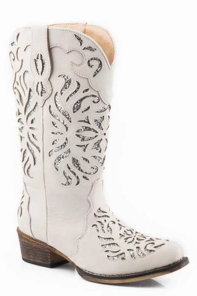 Waterproof Function Rodeo Event Roper Ladies Snip Toe Boot Style 09-021-1566-2849