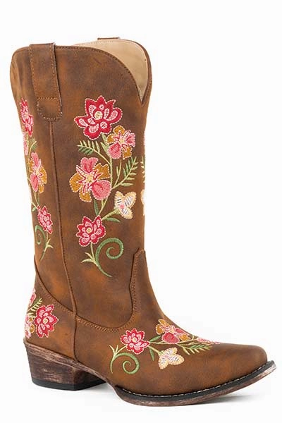 Slip Resistant Outdoor Trek Flexible Frame Rough Terrain Roper Ladies Snip Toe Riley Floral Boot Style 09-021-1566-2420