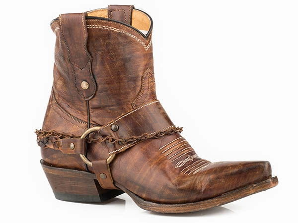 Roper Ladies Snip Toe Selah Shorty Boot Style  09-021-7627-0417 Flexibility Design Urban Style