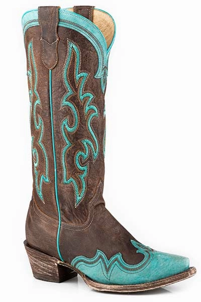 Insulated Functional Minimalist Stable Support Rainy Days Roper Ladies Snip Toe Shyla Boot Style 09-021-7628-8587
