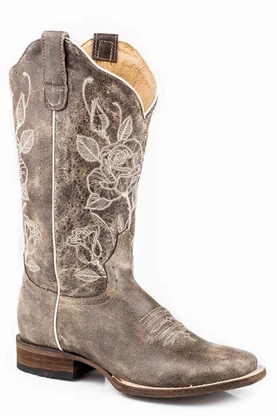 Comfort Lining Comfort Seeker Roper Ladies Square Toe Desert Rose Boot Style 09-021-8020-1723