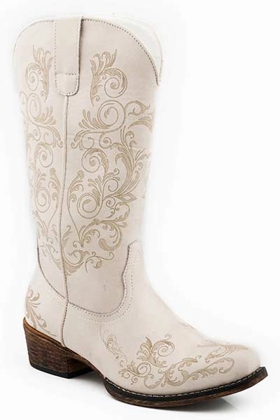 Roper Ladies Tall Stuff Boots Style 09-021-1566-3026 Timeless Design Lace   Up Closure