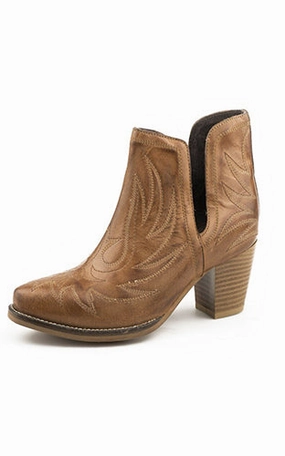 ROPER ROWDY ANKLE BOOTIE STYLE 09-021-0981-2596 Sleek Finish