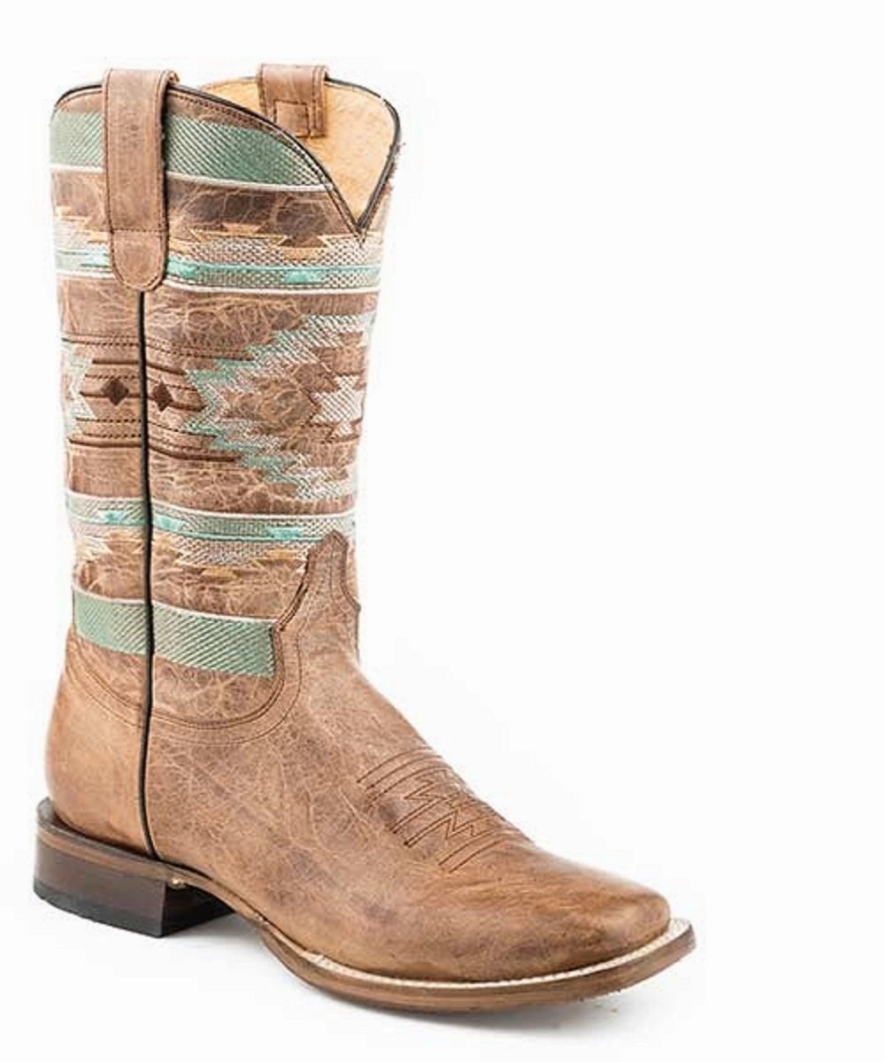 ROPER WOMENS MESA WESTERN BOOT STYLE 09-021-7016-1547 Grip Strong Lace-Up Design