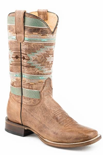 ROPER WOMENS MESA WESTERN BOOT STYLE 09-021-7016-1547 Seamless Comfort All Day Wear Mountain Side