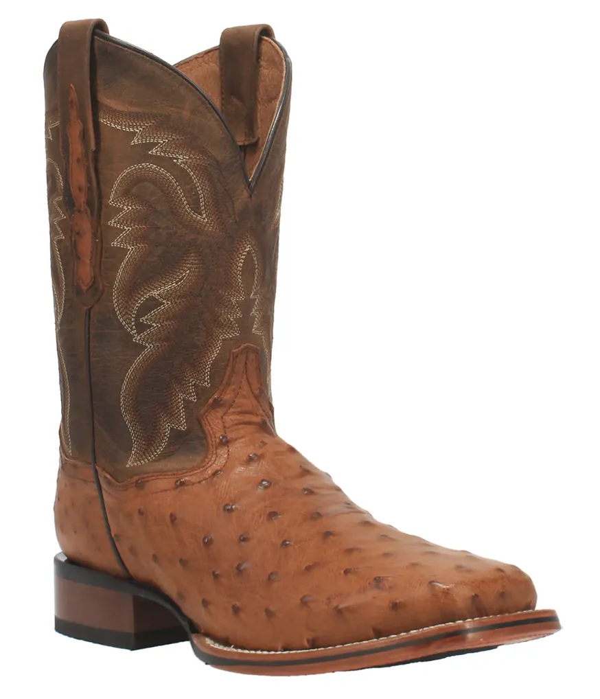 Everyday Pair Ski Lodge Dan Post Alamosa Men's Ostrich Exotic Western Boots Style DP4874