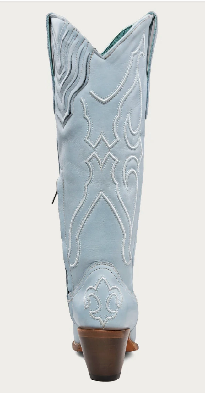CORRAL LADIES BLUE SNIP BOOTS STYLE Z5254 Silver Glow