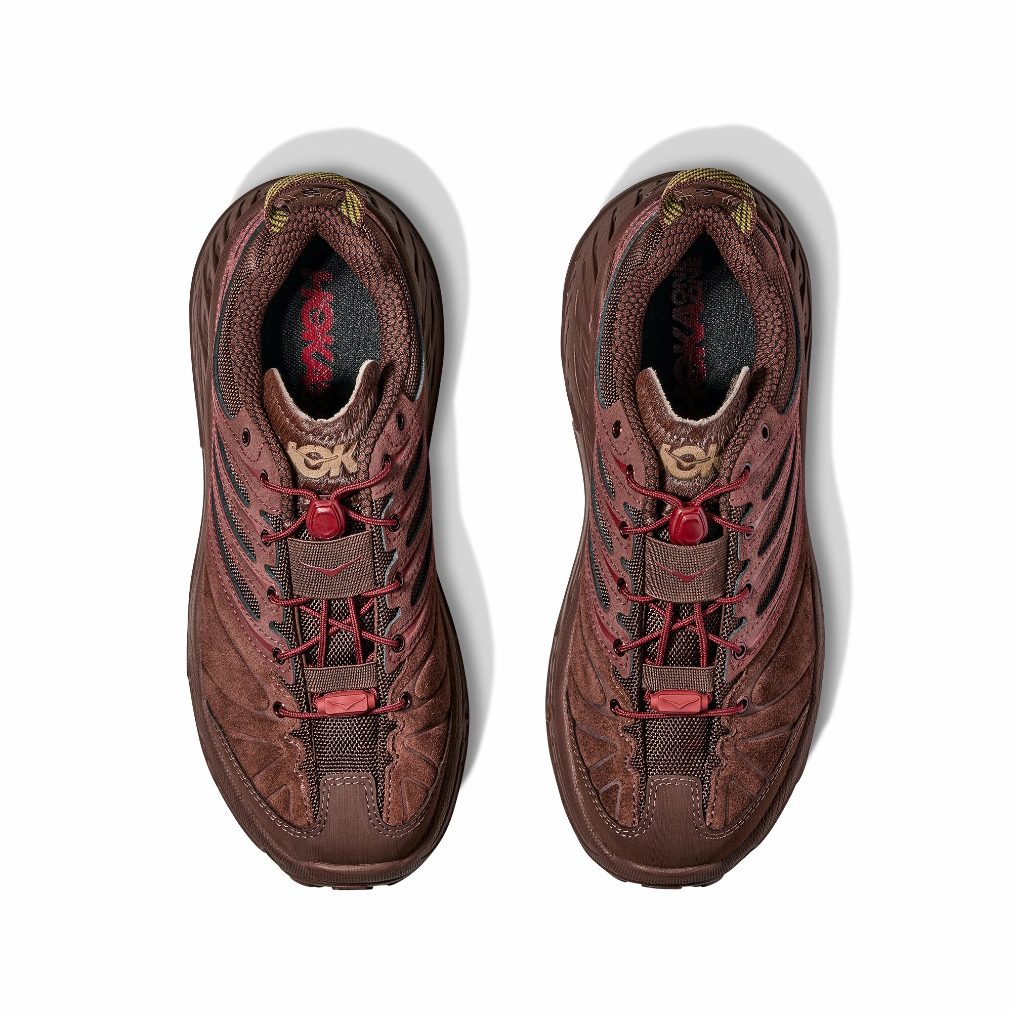 Hoka U Stinson EVO OG TP Shoes running in a park trail embroidered - finish - design shoes