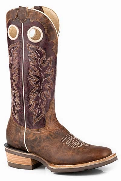 Heavy Duty Support Multi Surface ROPER WOMENS RIDE 'EM COWGIRL SQUARE TOE WESTERN BOOT STYLE 09-021-8029-8597