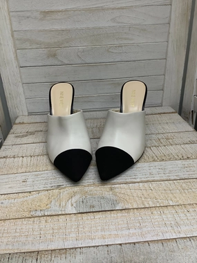 Shoes Heels Stiletto By Nine West In Black & Cream, Size: 6.5 Training