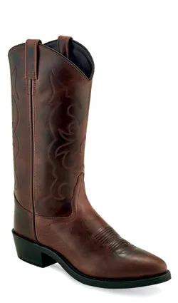 Flexible Frame Weekend Wanderer Classic Color Old West Mens Brown Western Boots Style TBM3012
