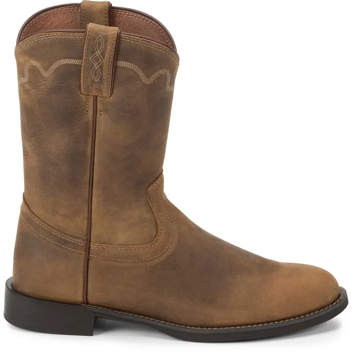 Night Out Comfort Lining Remote Hiking Justin Mens Jeb Tan Apache Western Boots Style 3902