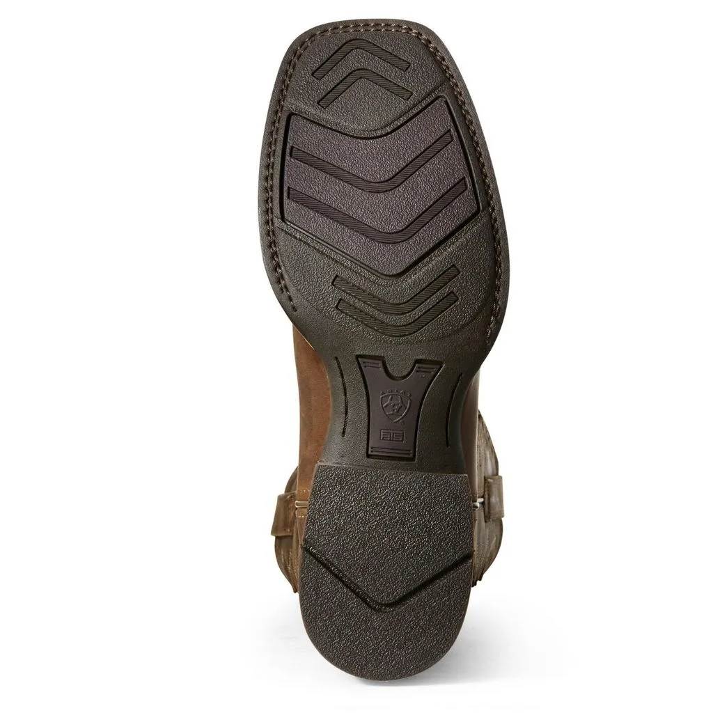 Ariat Men's Quickdraw VentTEK Brown Patriotic Flag Boots Style 10027165 Feather Light Active Nomad