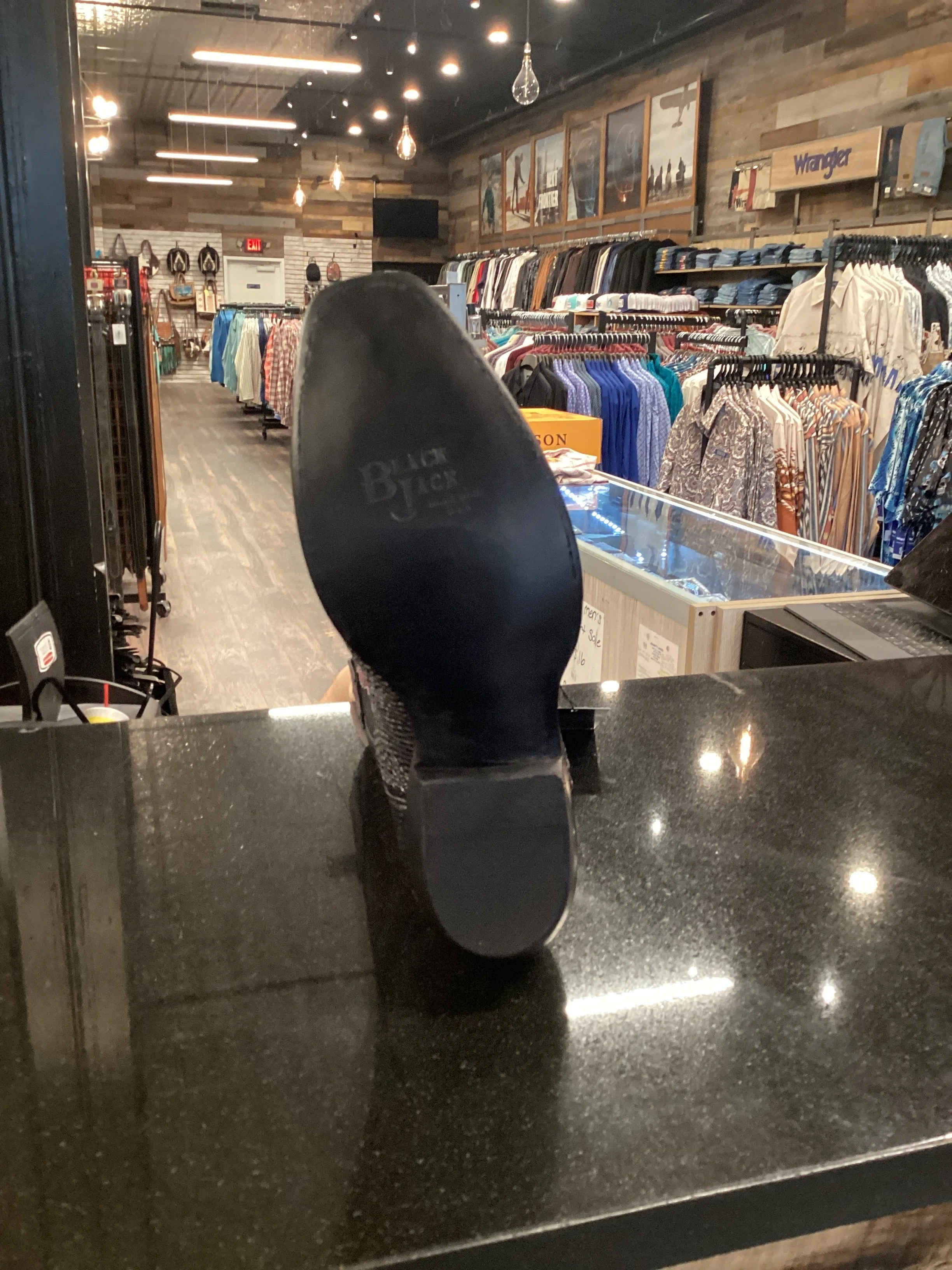 Traction Grip Black Jack Beaver Tail Men's Boots