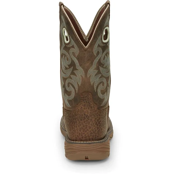 JUSTIN RUSH STAMPEDE WESTERN WORK BOOT STYLE SE7403 Cold Climate