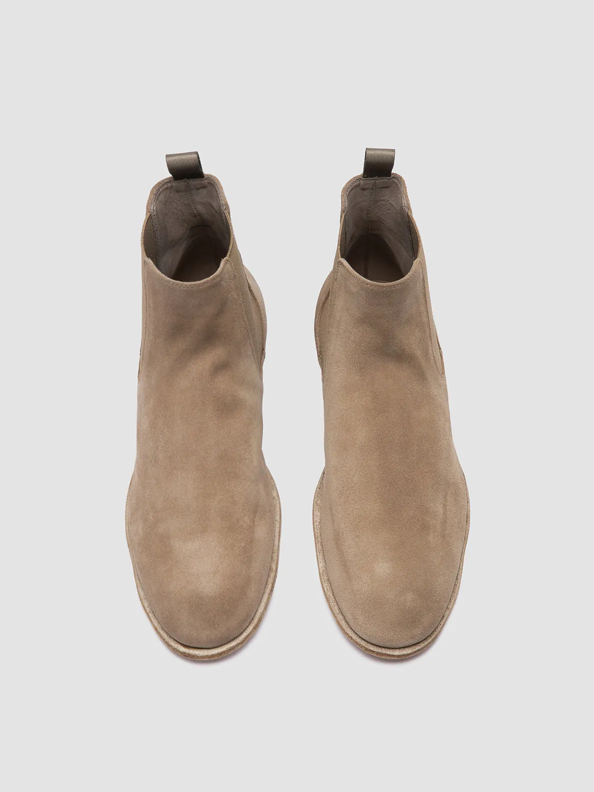 SOLITUDE 004 - Beige Suede Chelsea Boots Thermal Core Rural Traveler