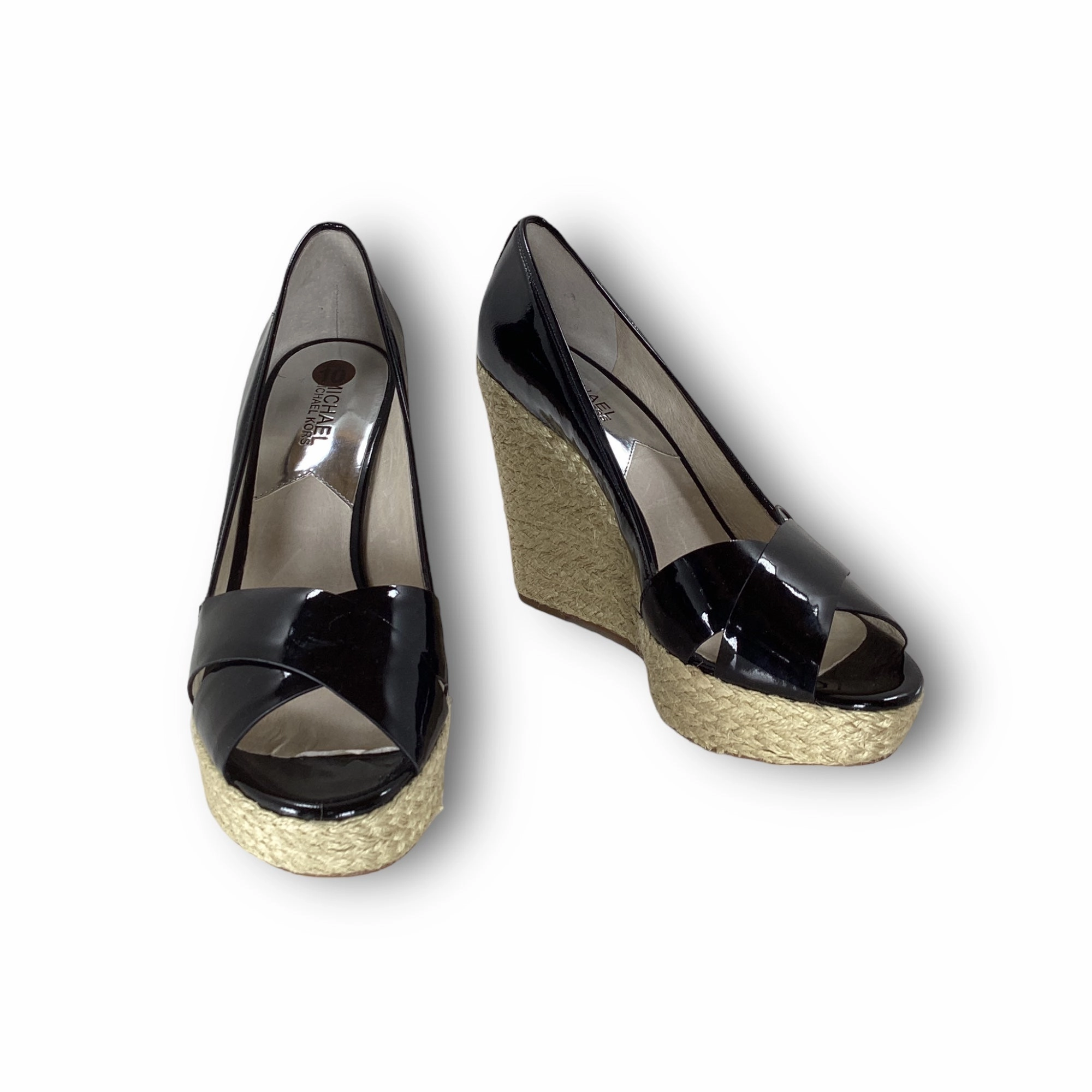 Shoes Heels Espadrille Wedge By Michael By Michael Kors  Size: 10 Chic Heeled Booties
