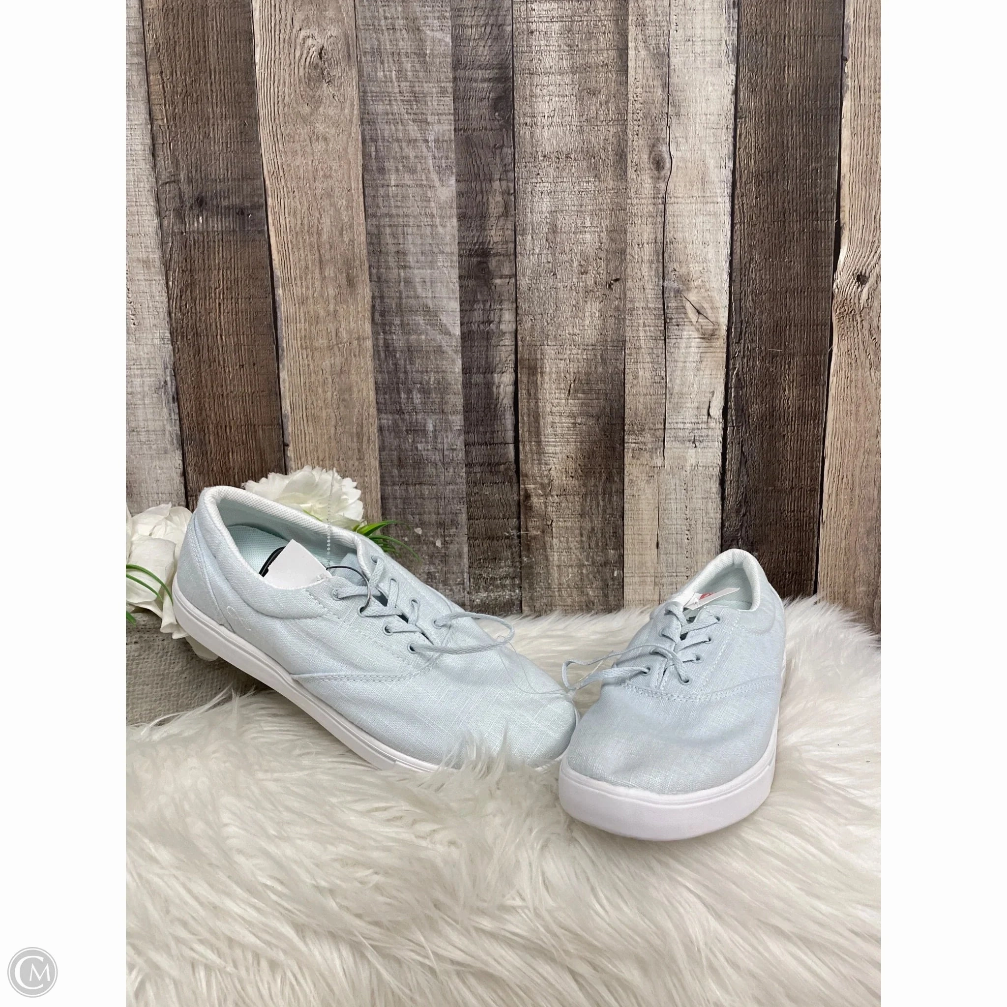 Vented Heel Panel Sporty lining Shoes Sneakers By Infinity In Blue, Size: 8.5