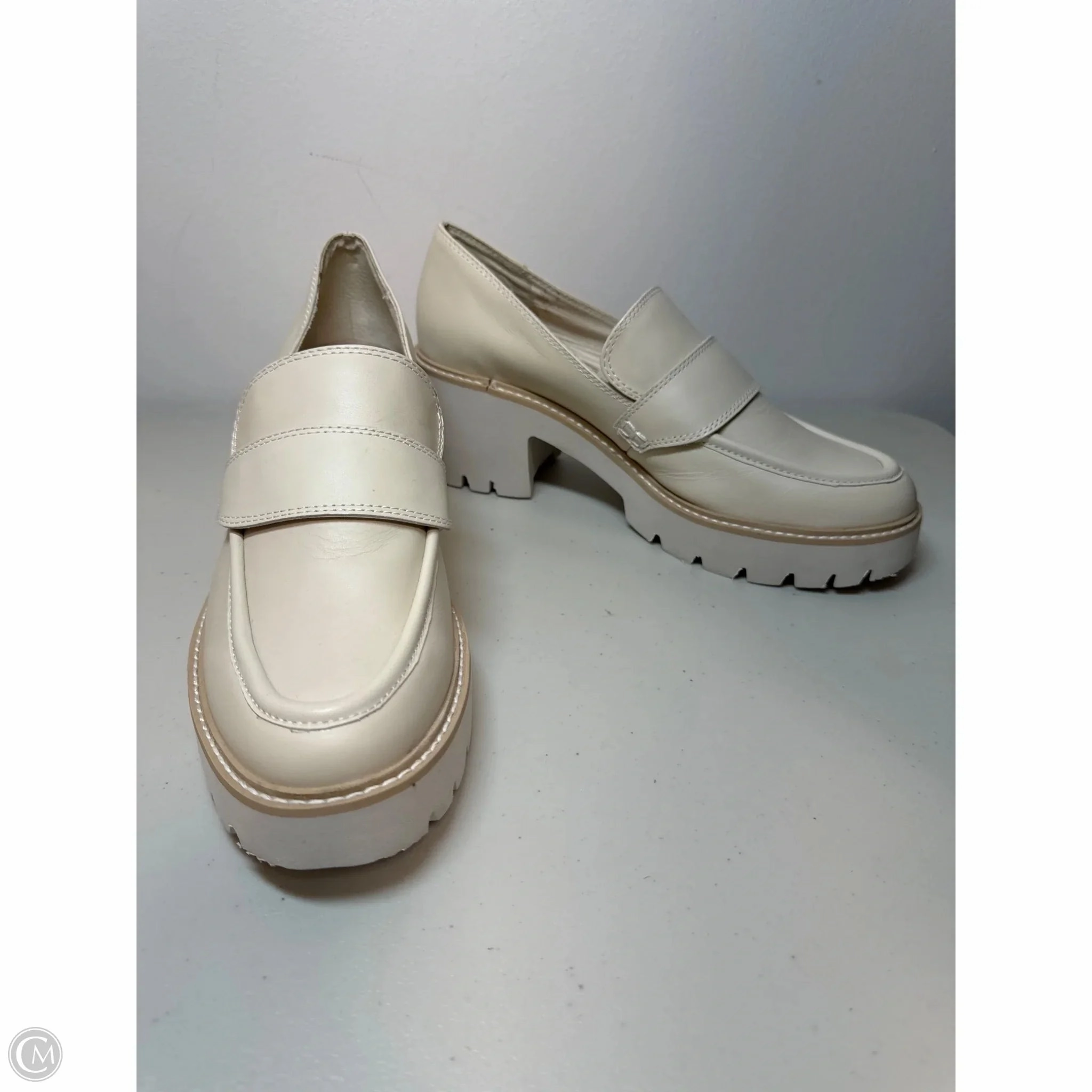 Shoes Heels Block By Dolce Vita In Beige, Size: 9.5 Comfortable Stilettos Chic Sandals