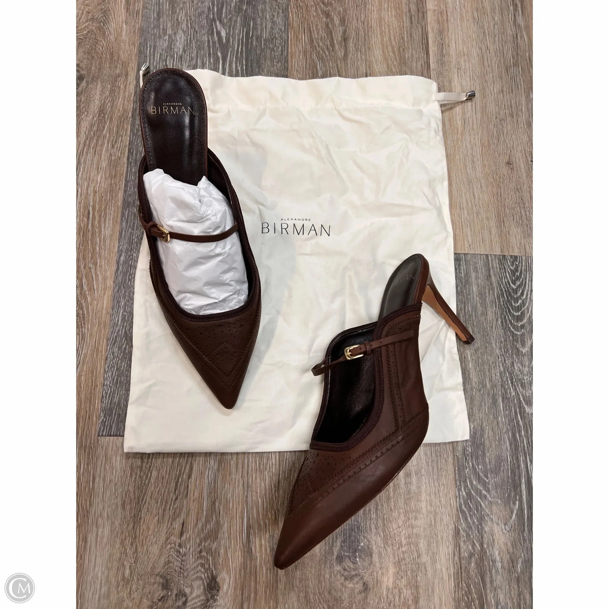 Occasion Footwear Vegan Wedding Heels Shoes Designer Heels Stiletto By Alexandre Birman In Brown, Size: 9