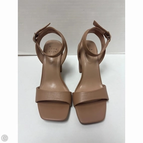 Shoes Heels Block By A New Day In Tan, Size: 6 High Fashion Shoes Non Slip