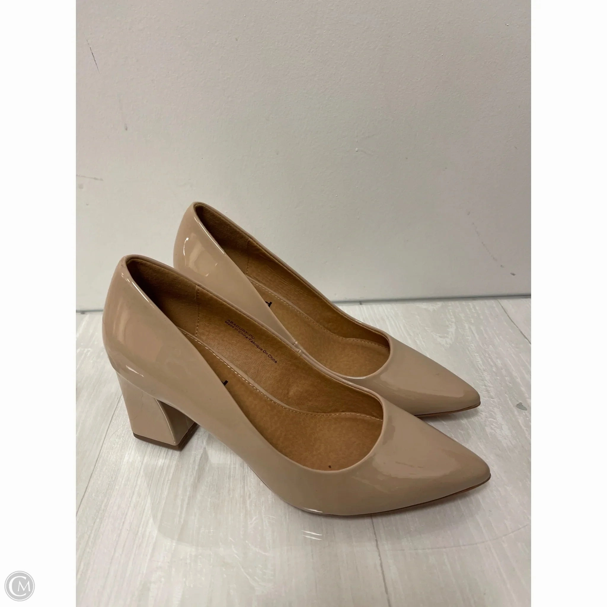 Shoes Heels Block By Abound In Tan, Size: 6 Dressy Heels