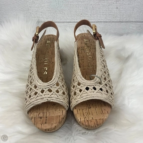 Shoes Heels Block By Aerosoles In Beige, Size: 7.5 Professional Office Shoes Anti Odor Feature