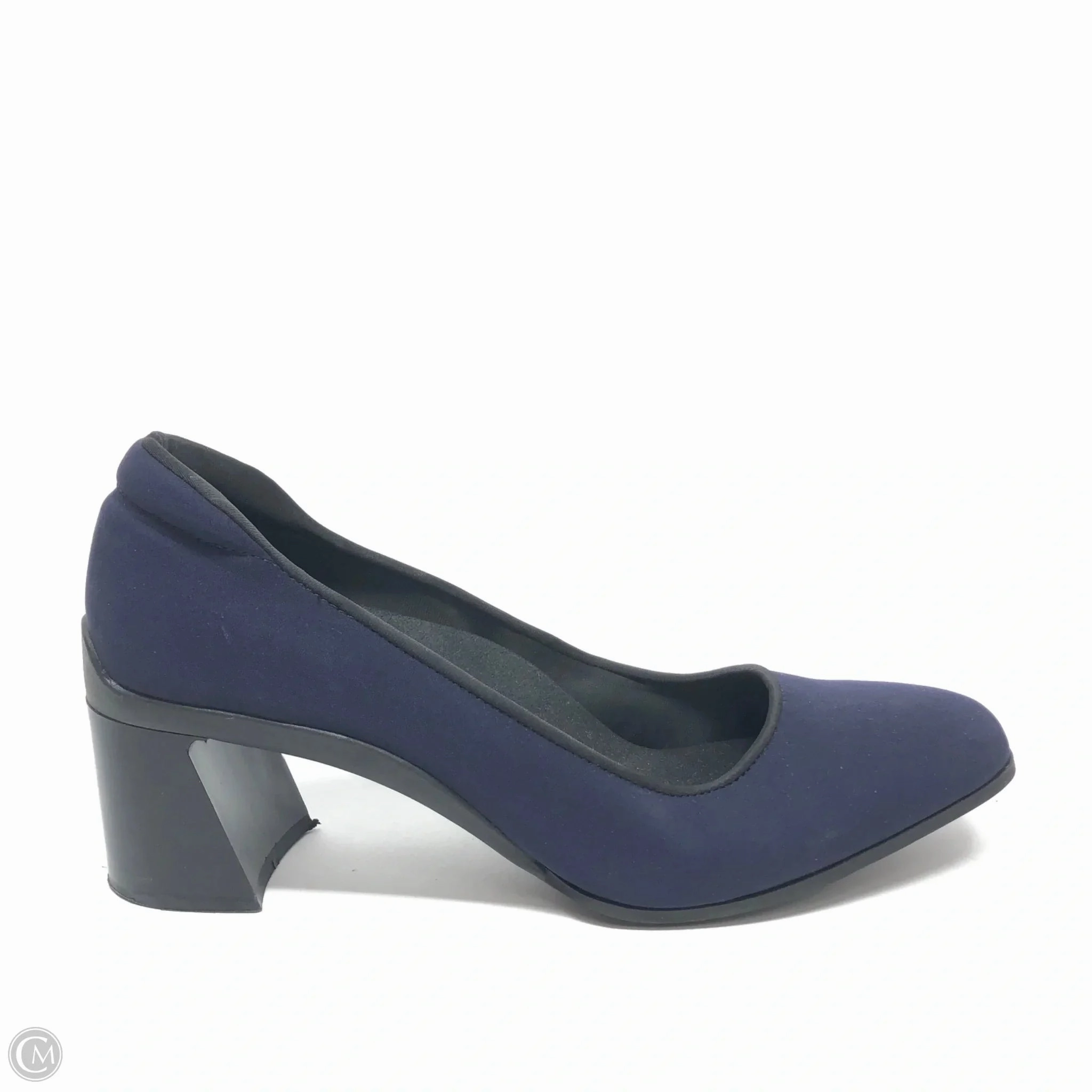 Shoes Heels Block By Aerosoles In Navy, Size: 11 Work Pumps