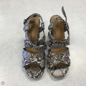 Shoes Heels Block By Ana In Snakeskin Print, Size: 8 Dainty Heels Comfortable Linings