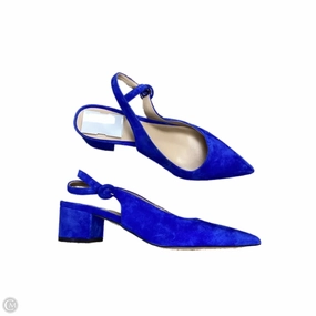 Shoes Heels Block By Ann Taylor In Blue, Size: 8.5 Causal Booties