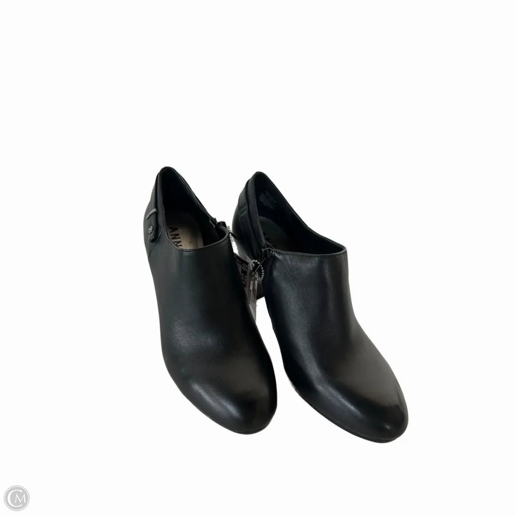 Evening Stilettos waterproof Shoes Heels Block By Anne Klein In Black, Size: 8