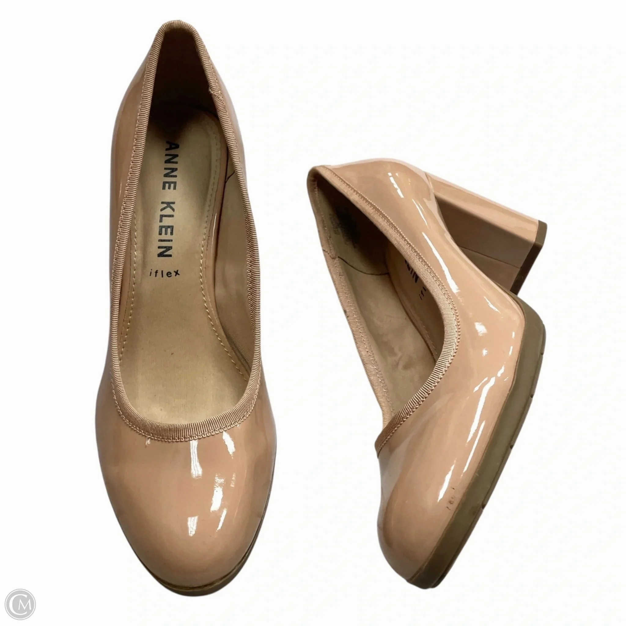 Soft Interior Classic Bridal Sandals Shoes Heels Block By Anne Klein In Pink, Size: 9