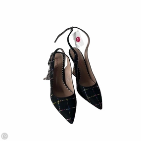 Supportive Shoes Heels Block By Betsey Johnson In Black & Blue, Size: 8