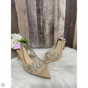 Shoes Heels Block By Betsey Johnson In Gold, Size: 11 Fall Fashion Pumps