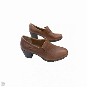 Comfortable Day Pumps Shoes Heels Block By Boc In Brown, Size: 9