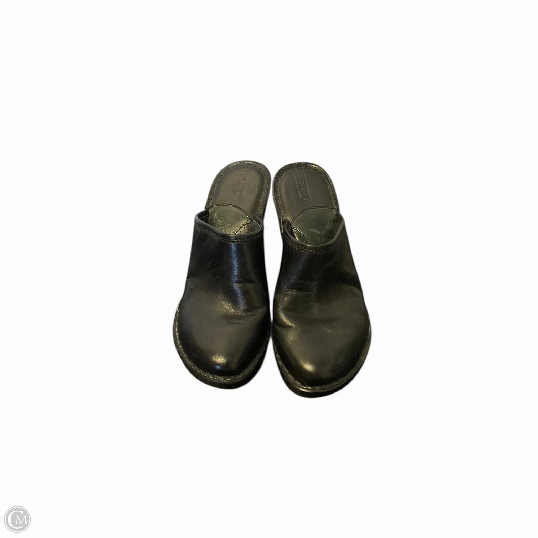 Pointed Heels Shoes Heels Block By Born In Black, Size: 6