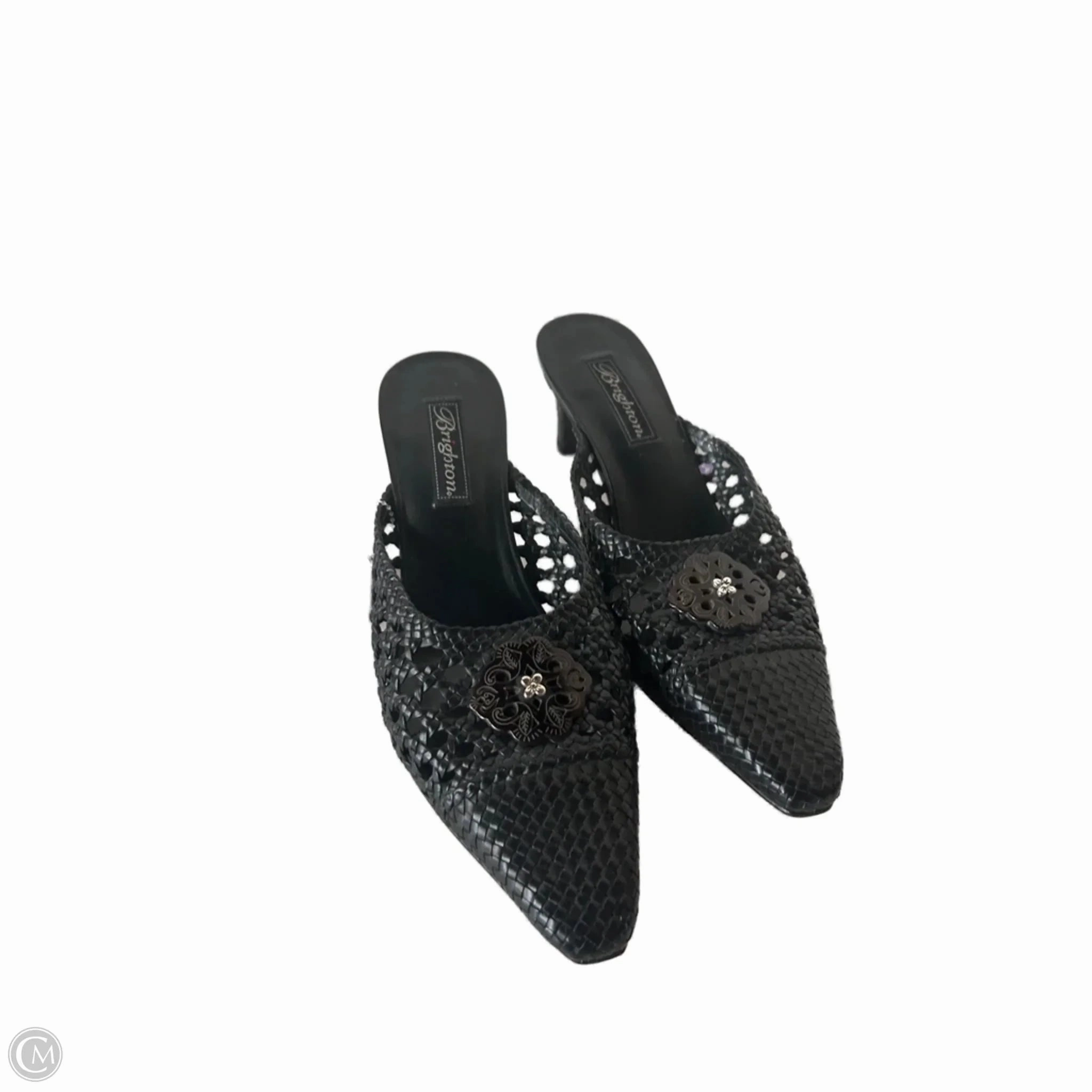 Ankle Support Shoes Heels Block By Brighton In Black, Size: 9