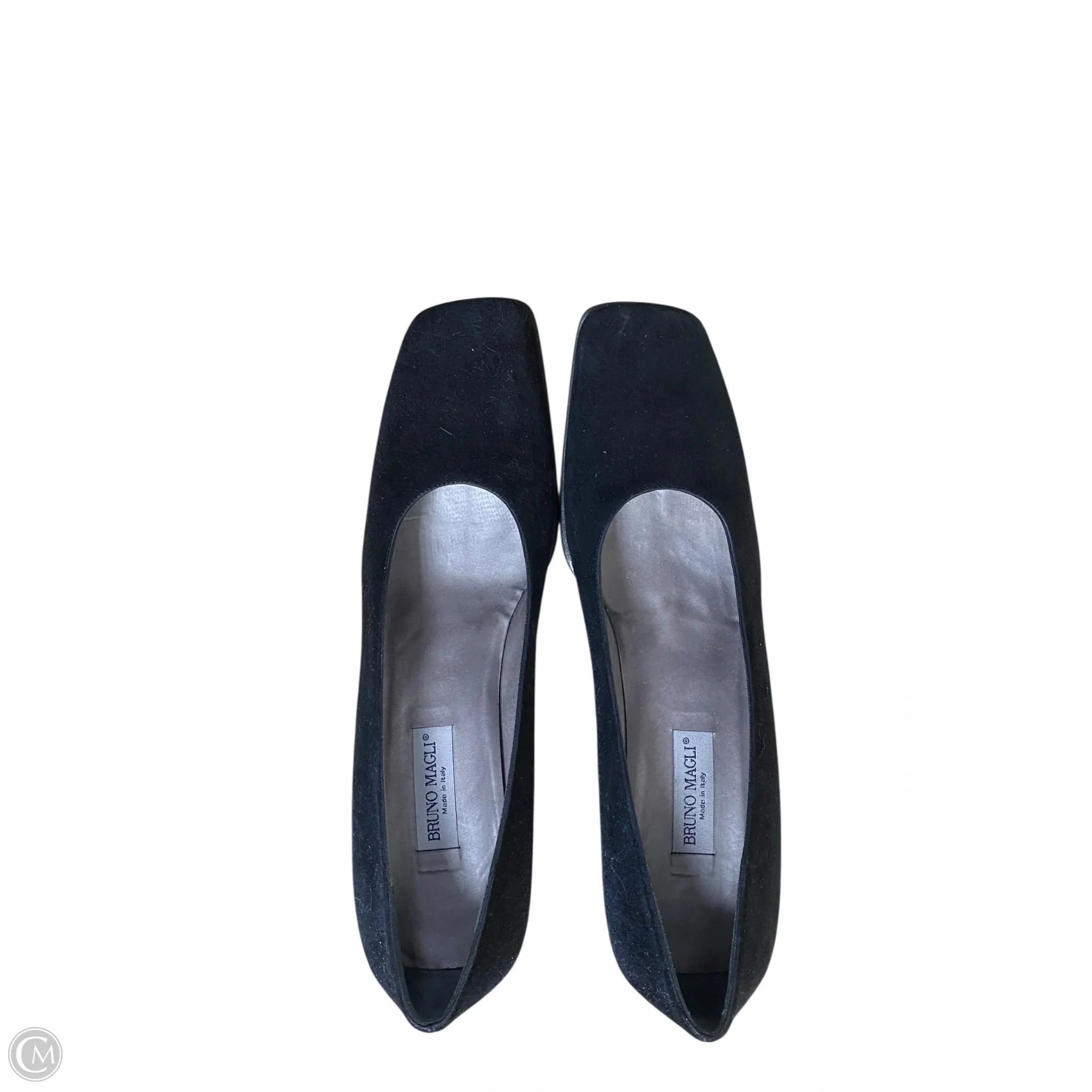 Dress Shoes Shoes Heels Block By Bruno Magli Shoes In Black, Size: 8.5