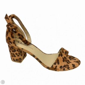 Classic Heels Vintage Pumps Shoes Heels Block By Cl By Chinese Laundry In Animal Print, Size: 9.5