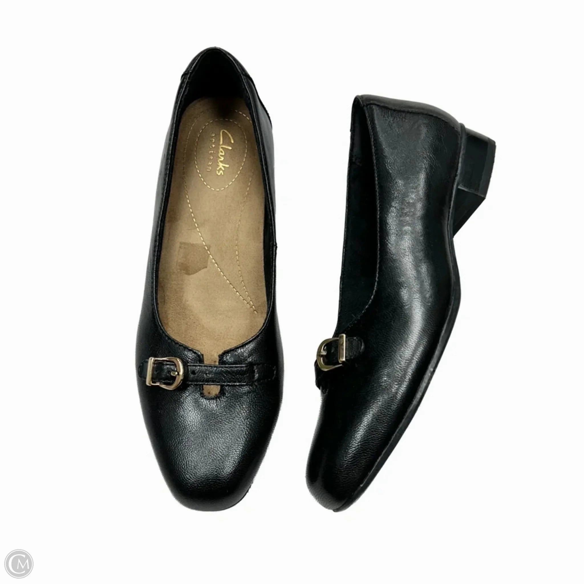 Shoes Heels Block By Clarks In Black, Size: 8 Comfortable Design