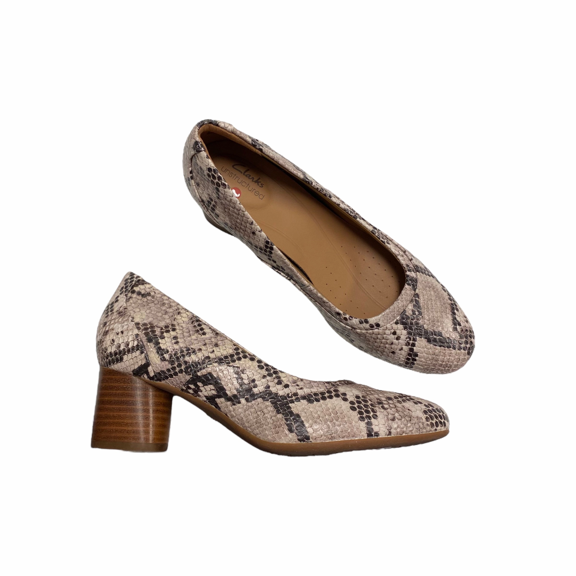 Shoes Heels Block By Clarks  Size: 5.5 Classic White Heels Anti Bacterial