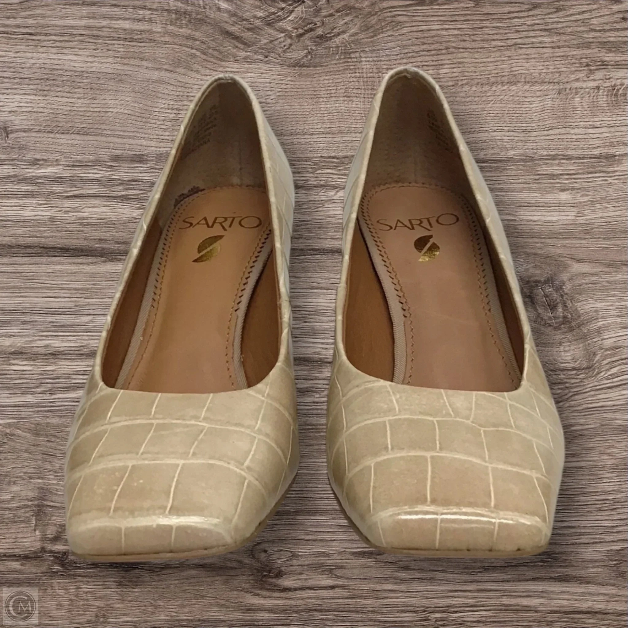 Shoes Heels Block By Clothes Mentor In Animal Print, Size: 5.5 Elegant