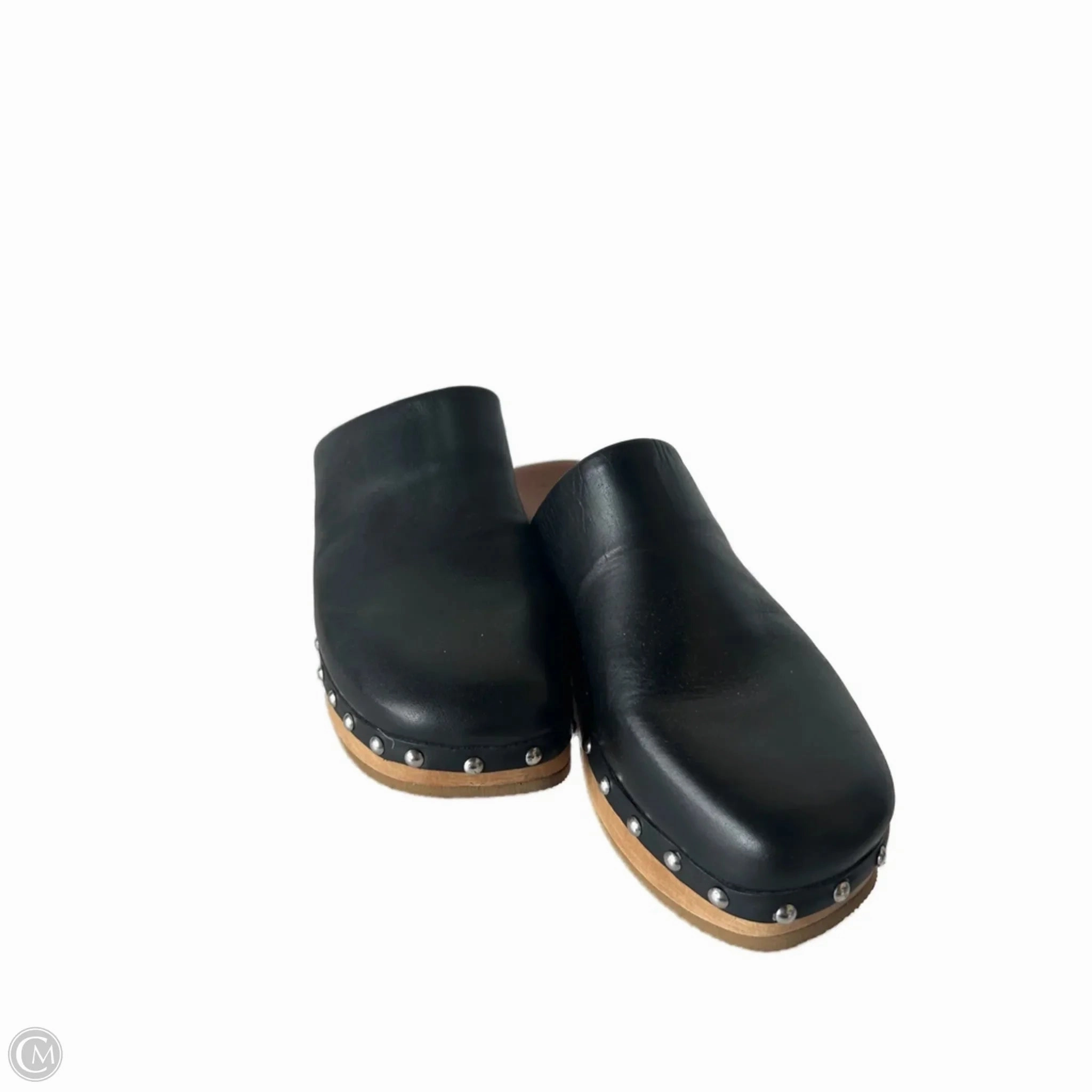 Shoes Heels Block By Clothes Mentor In Black & Brown, Size: 7 Contoured Footbed