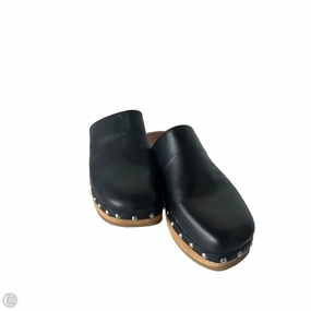 Shoes Heels Block By Clothes Mentor In Black & Brown, Size: 7 Contoured Footbed