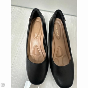 Shoes Heels Block By Clothes Mentor In Black, Size: 8.5 Holiday Party Footwear Low Top Style