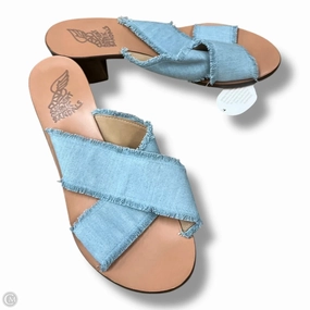 Shoes Heels Block By Clothes Mentor In Blue, Size: 10 Classic Pumps