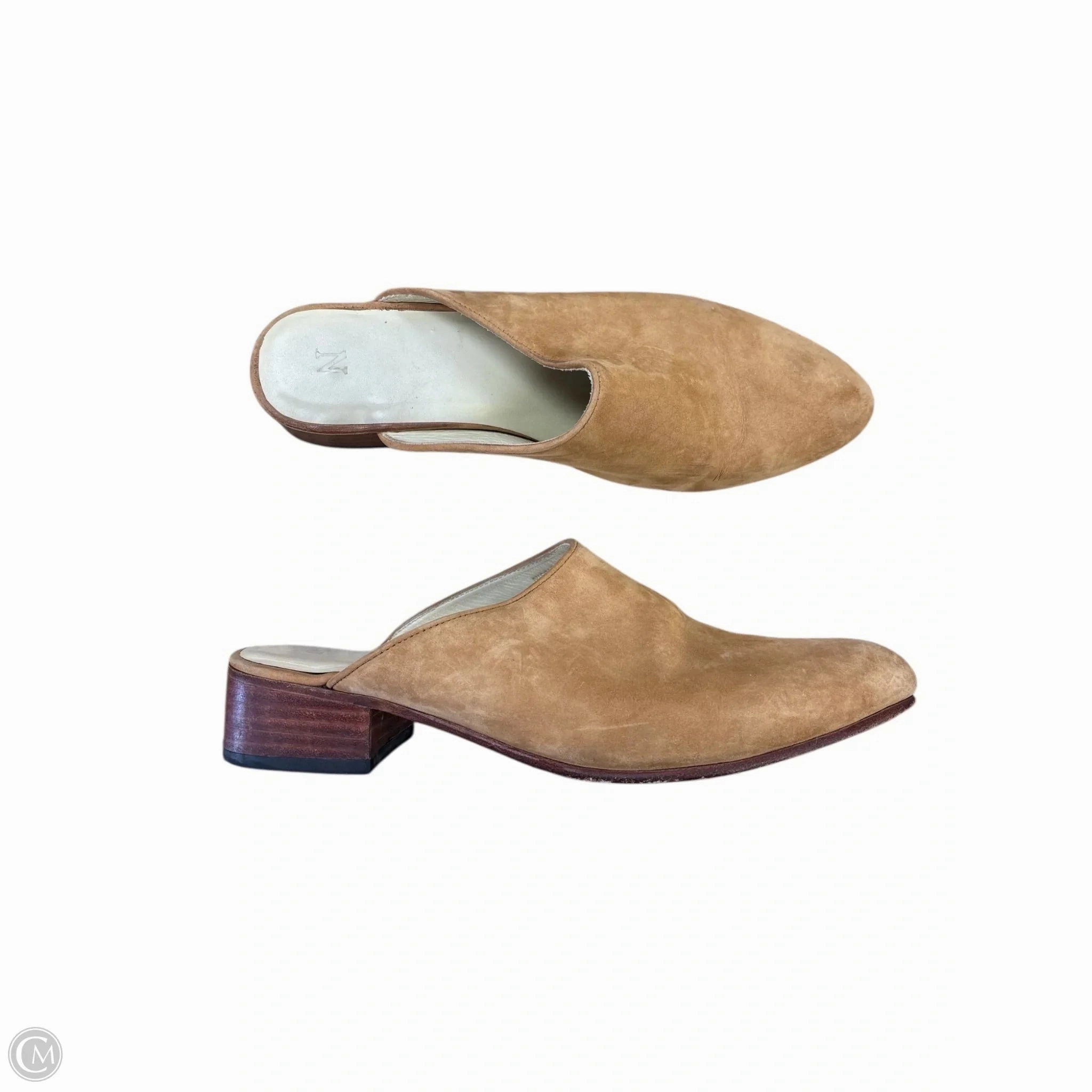 Luxe Footwear Shoes Heels Block By Clothes Mentor In Brown, Size: 9.5